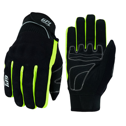 Premium Comfortable Motorcycle Flourosent/Black Gloves