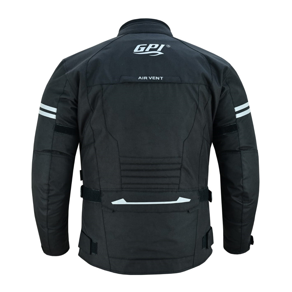 Removable Armor Water Proof Motorcycle Jackets Full Black
