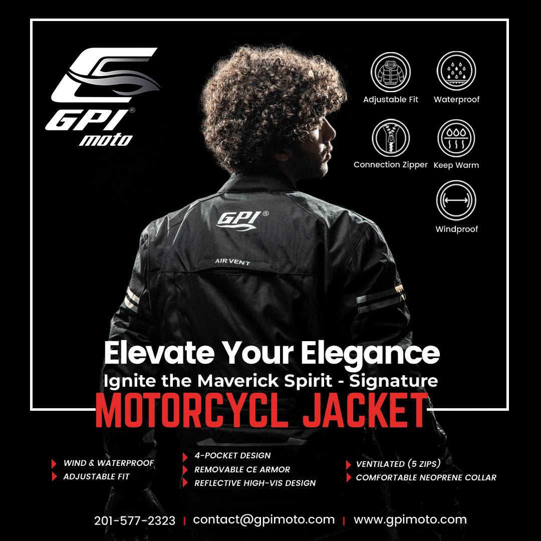 Ride in Style with GPI Moto Motorcycle Jackets