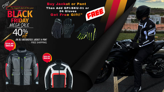 🔥 Black Friday Mega Sale at GPI Moto – Gear Up with Huge Discounts on Jackets, Pants, Gloves & More! 🔥