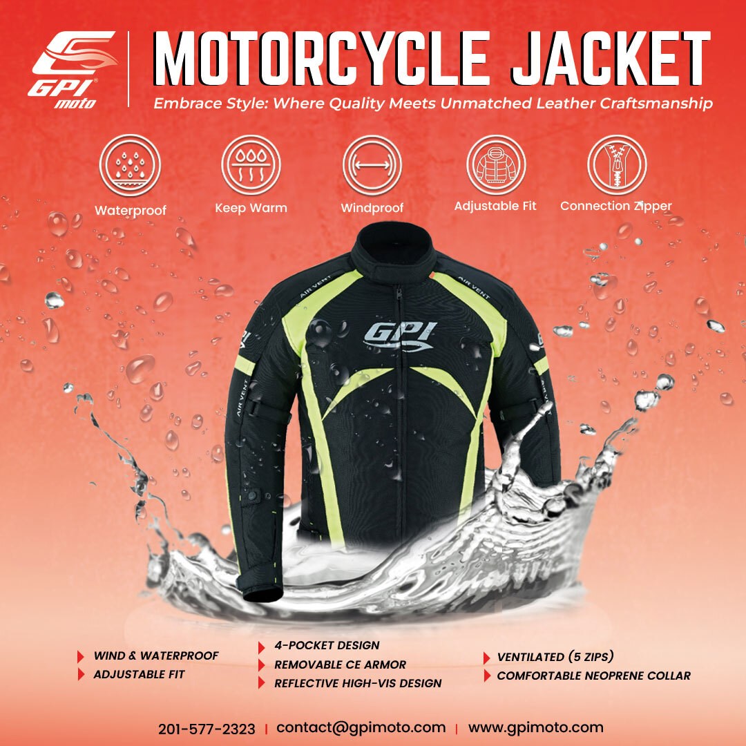 Why GPI Moto’s 600D A+ Cordura Motorcycle Jacket is a Top Choice