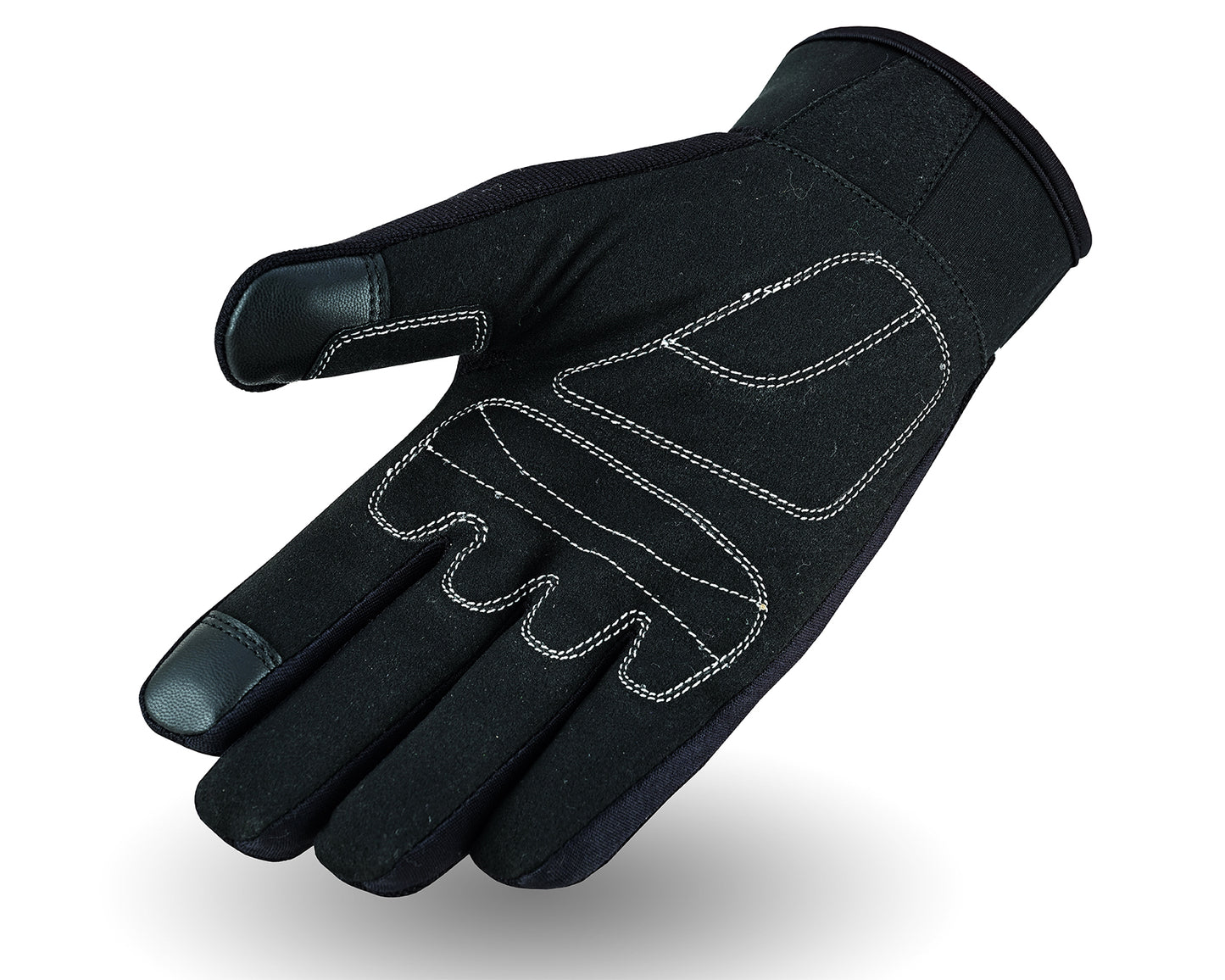 Premium Soft Motorcycle Full Black Gloves