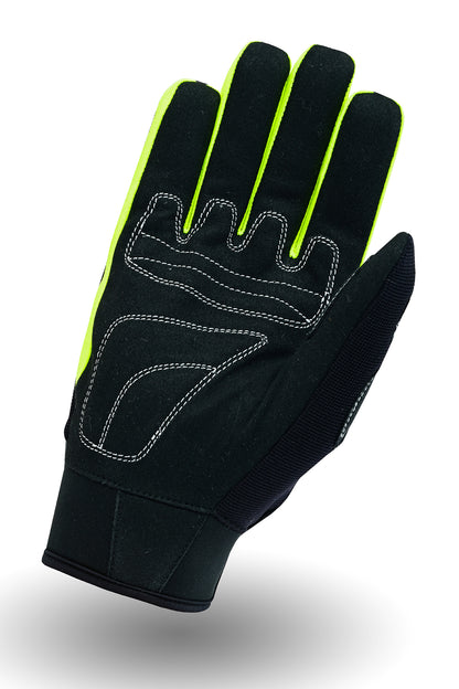 Premium Comfortable Motorcycle Flourosent/Black Gloves