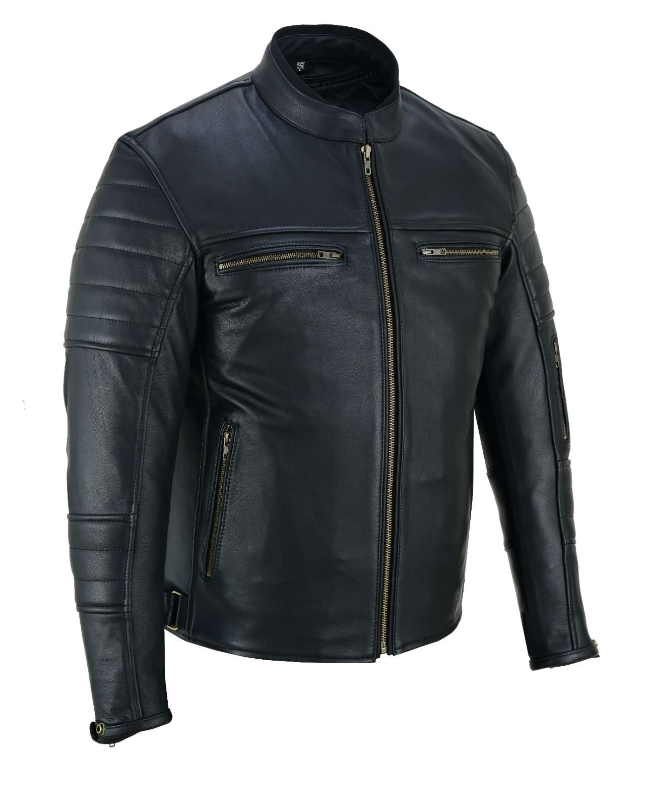 GPI Moto Men's Motorcycle Leather Jacket