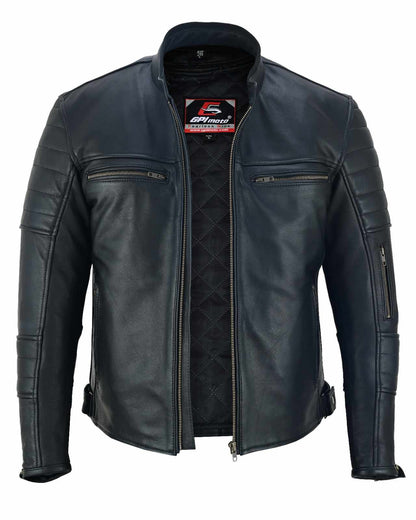 GPI Moto Men's Motorcycle Leather Jacket